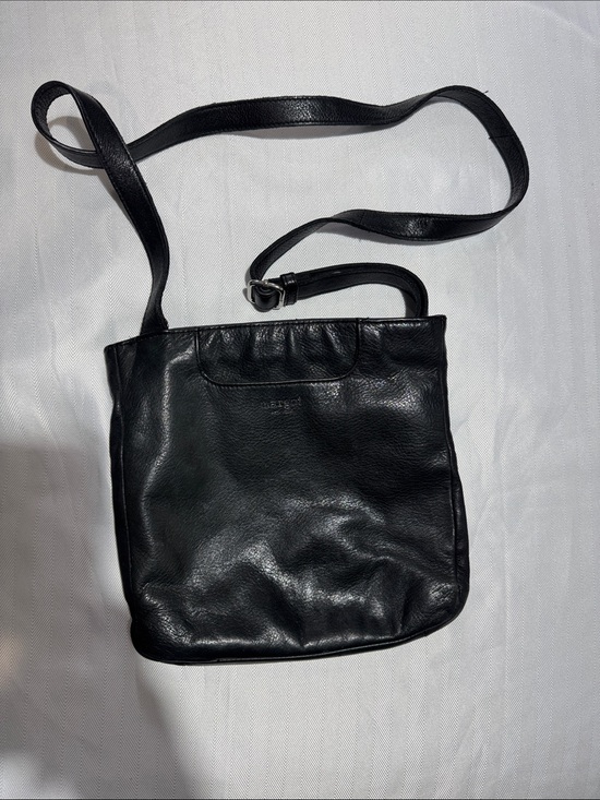 margot Handbags - margot Black Leather Crossbody Bag